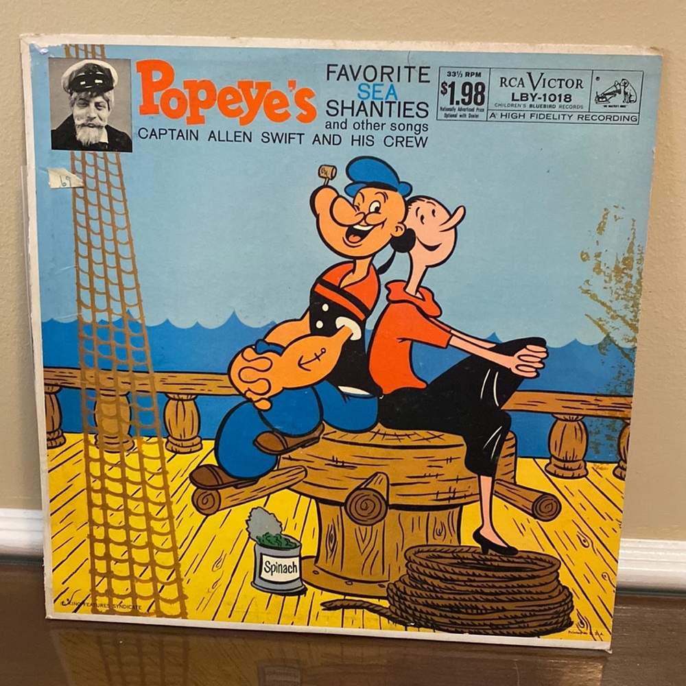 Popeye’s Favorite Sea Shanties and Other Songs Vinyl Record
